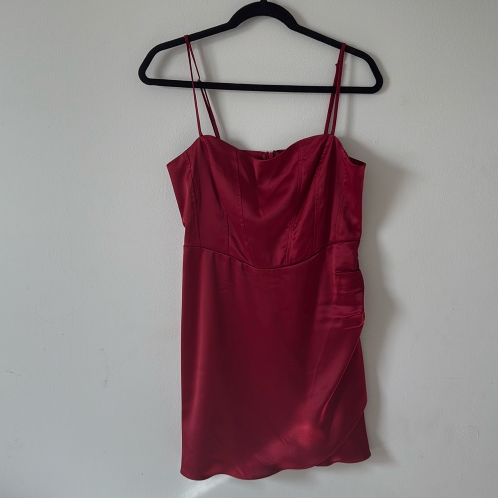 ELODIE Mini Satin Dress